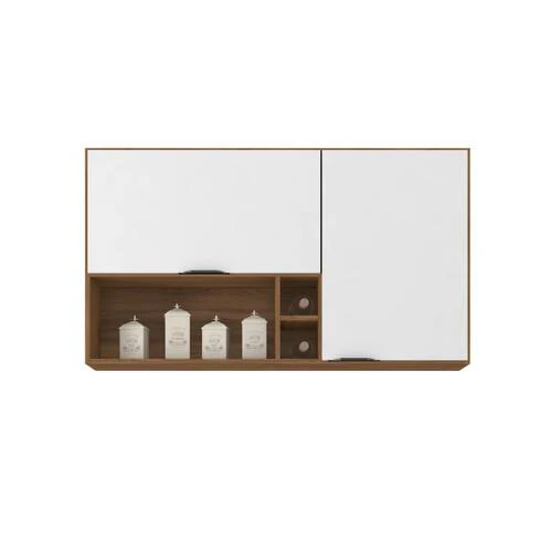 Paneleiro 70 cm 2 Portas de Vidro e 2 Portas MDP Firenze Demóbile - Image 2