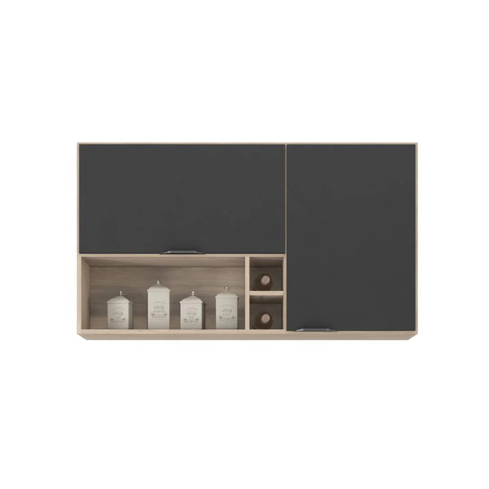 Paneleiro 70 cm 2 Portas de Vidro e 2 Portas MDP Firenze Demóbile - Image 6