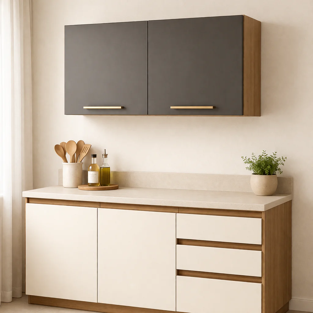 Armário Aéreo 80cm 2 Portas Avelã Telasul - Image 3