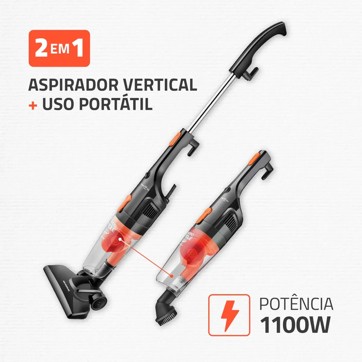 Aspirador de Pó Mondial Turbo Cycle AP-35 - Image 3