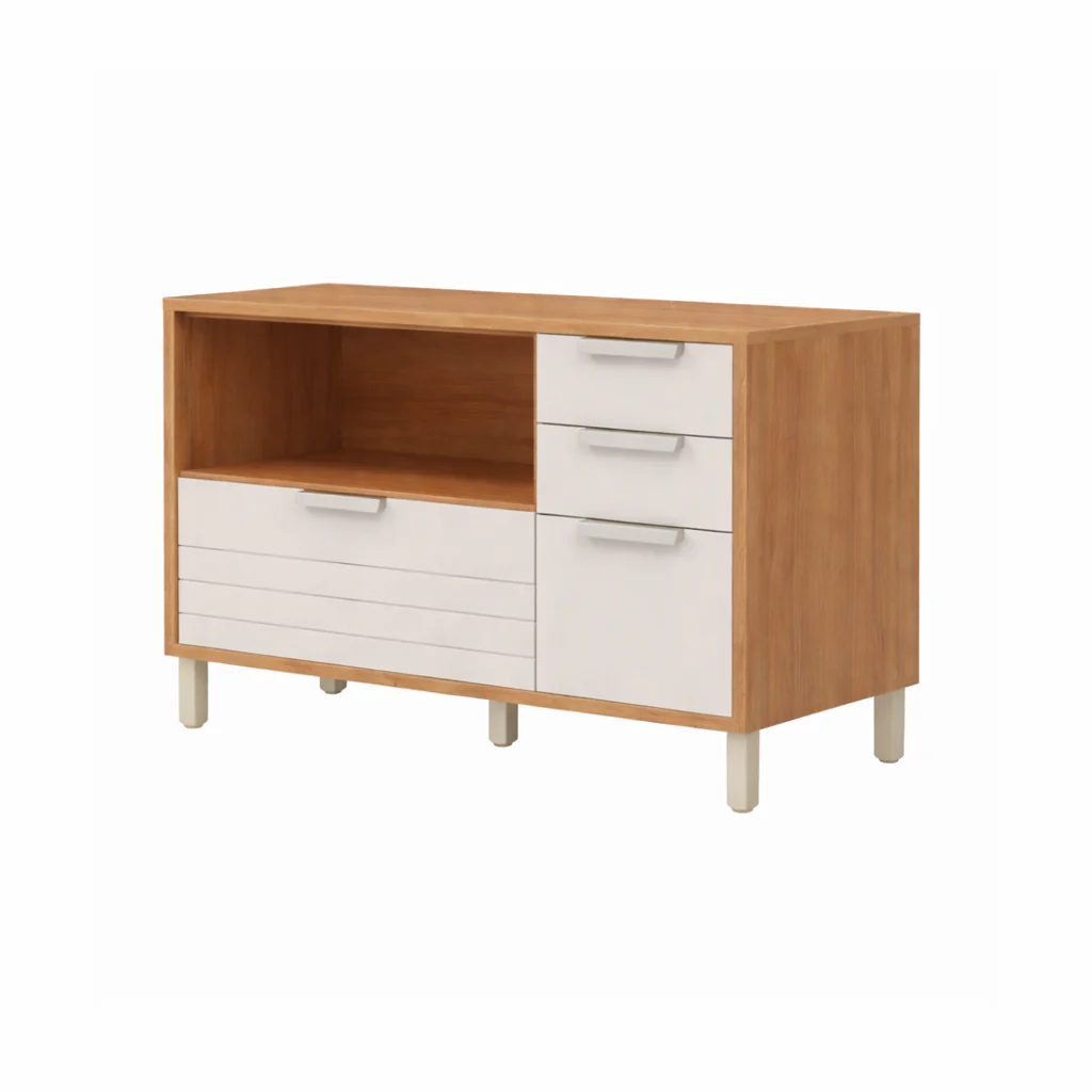 Balcão 1 Porta 4 Gavetas 120cm Eloise MGM - Image 7