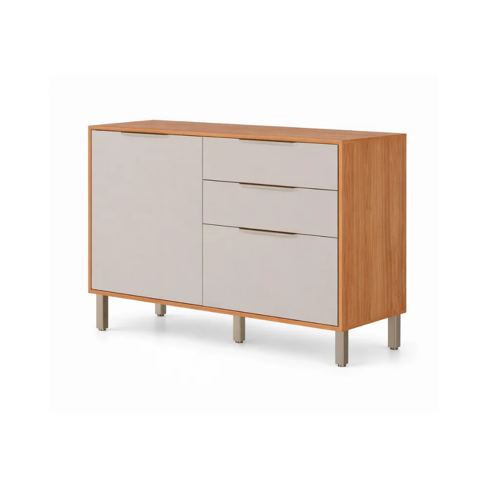 Balcão 120cm 2 Portas 2 Gavetas Divina MGM Móveis - Image 2