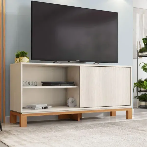 Bancada Para  Tv Até 45 Polegadas Mondrian Caemmun