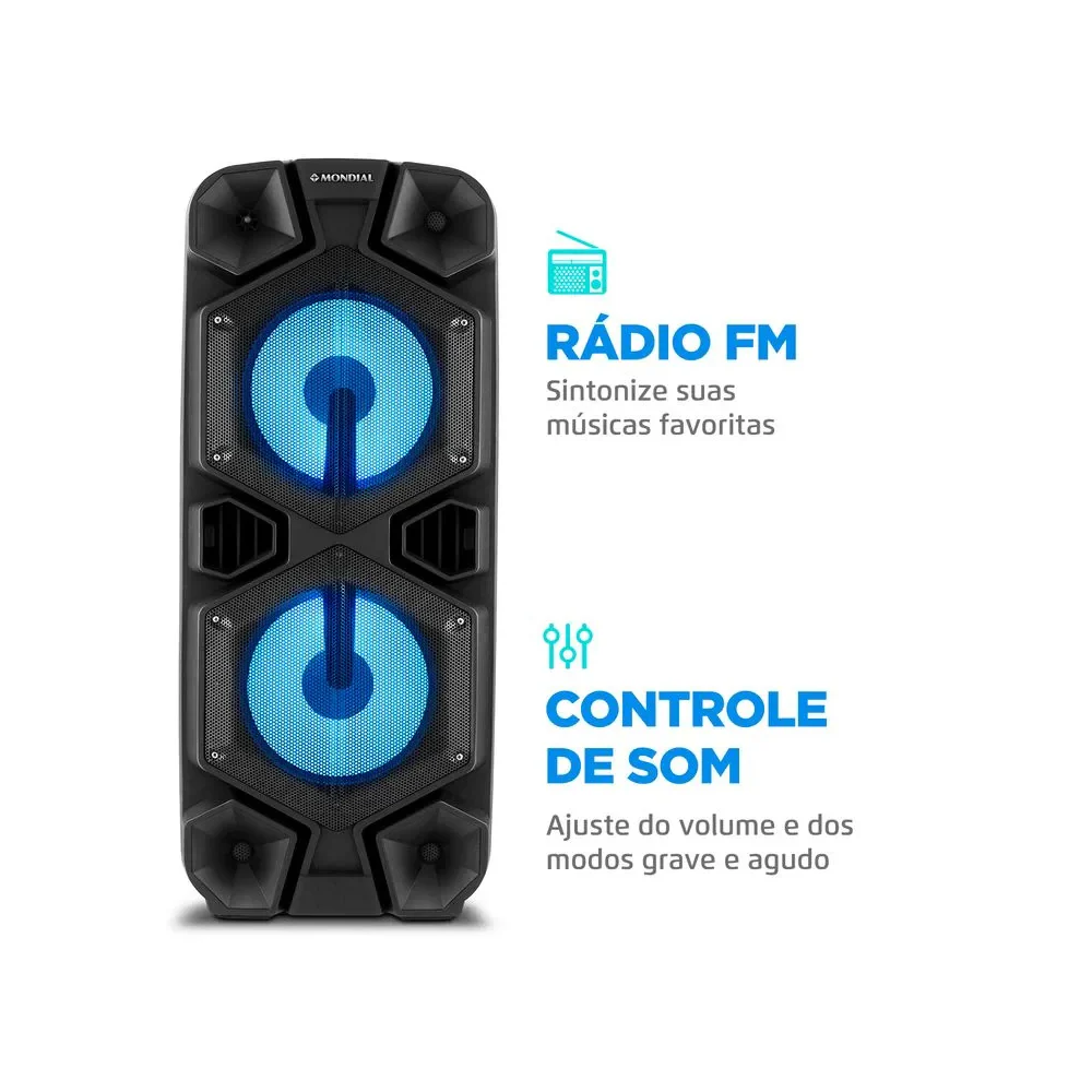 Caixa Amplificada Connect Mega Sound II CM-1500 - Image 6
