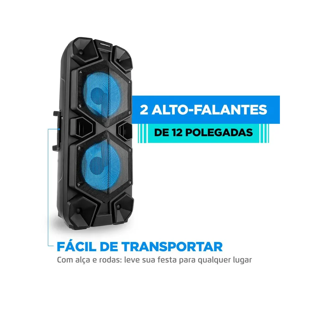Caixa Amplificada Connect Mega Sound II CM-1500 - Image 7