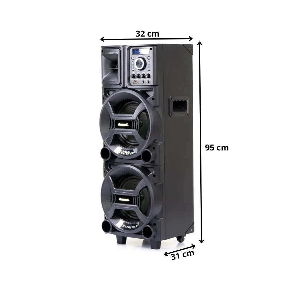 Caixa de Som Amplificada Bluetooth 1400W ACA 1402 Amvox - Image 4
