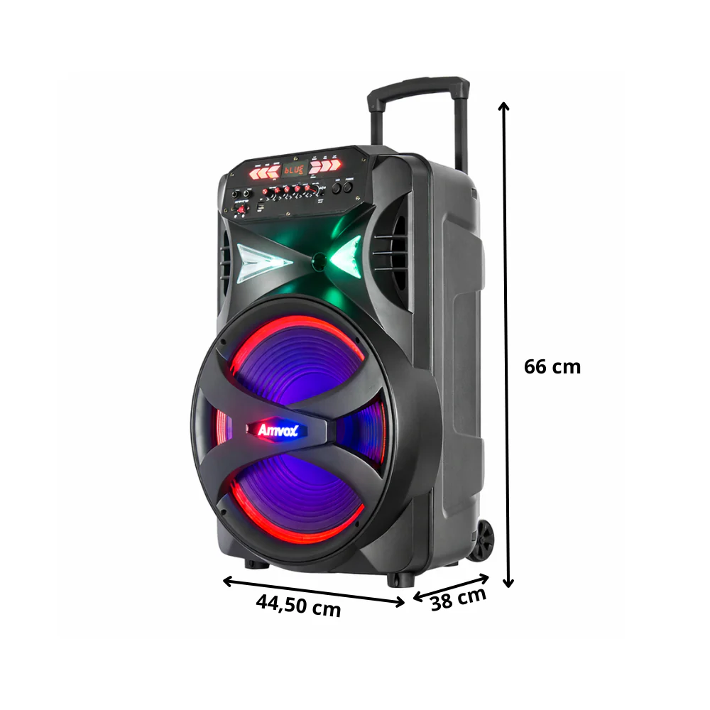 Caixa de Som  Amplificada Pancadão II Bluetooth 850W  ACA 855 Amvox - Image 5