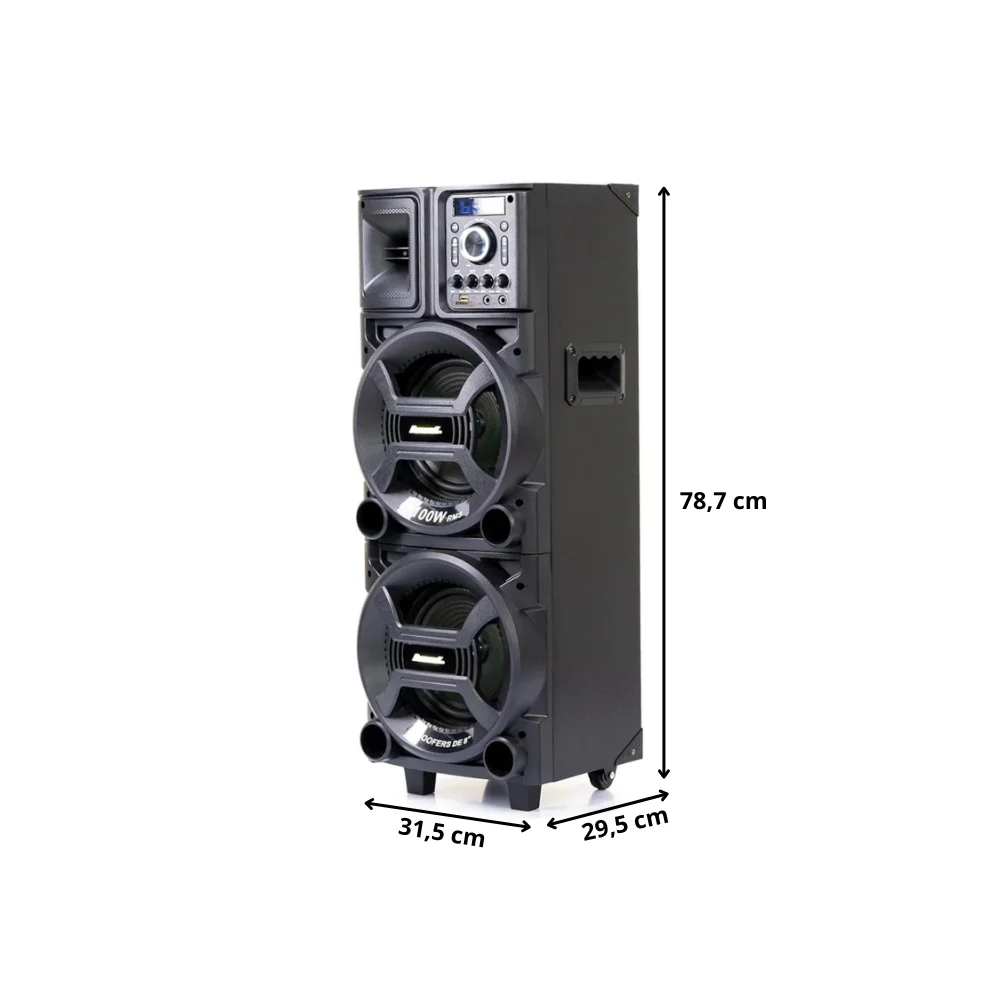 Caixa de Som Torre Amplificada Bluetooth 1100W ACA1101 Amvox - Image 4
