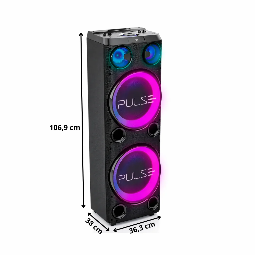 Caixa de Som Torre Double 1800W SP507 Bluetooth Multilaser - Image 5