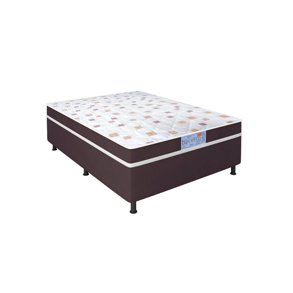 Cama Box Casal Conjugada 138x48 Black Bacetto - Image 2