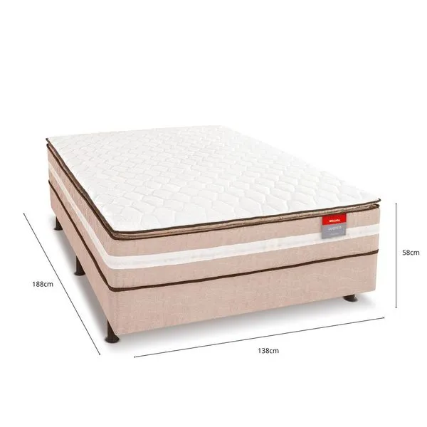 Cama Box Casal Conjugada Avance 138x188 Reconflex - Image 3