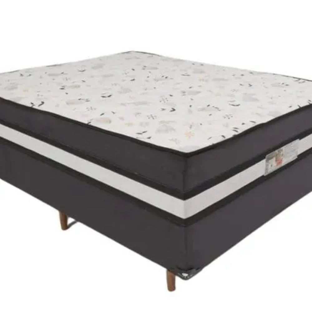 Cama Box Casal Conjugada D28  Ortomedic 138x188x53cm Bacetto - Image 3