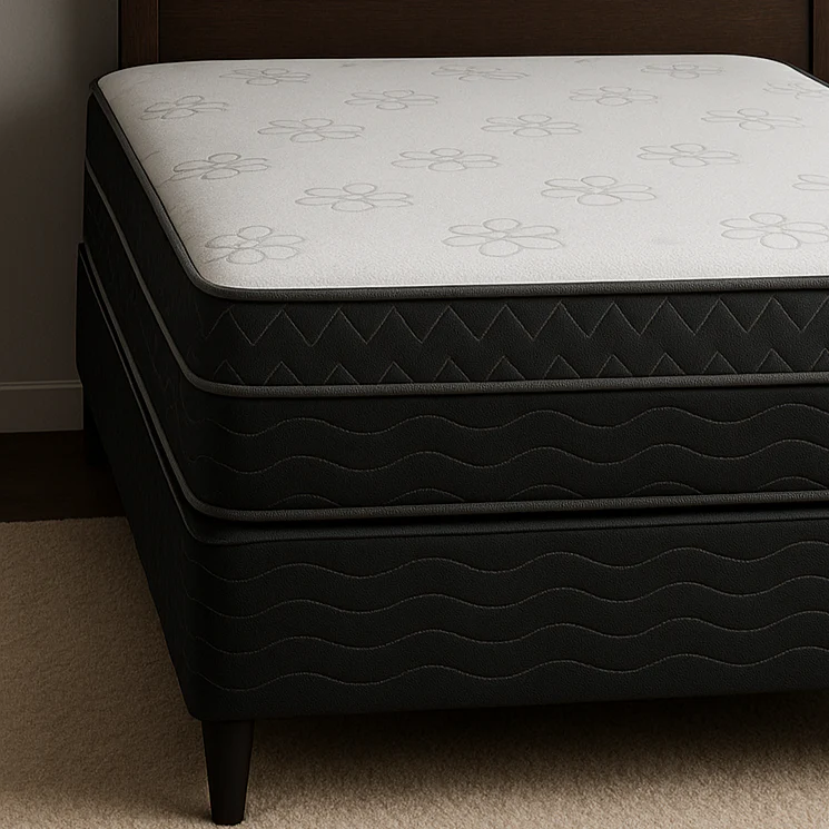 Cama Box Casal (Base + Colchão) Paris Topazio - Image 3