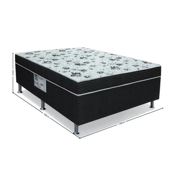 Cama Box Conjugada Casal D28 138x188x43 Union Ortopedic Ortobom - Image 5