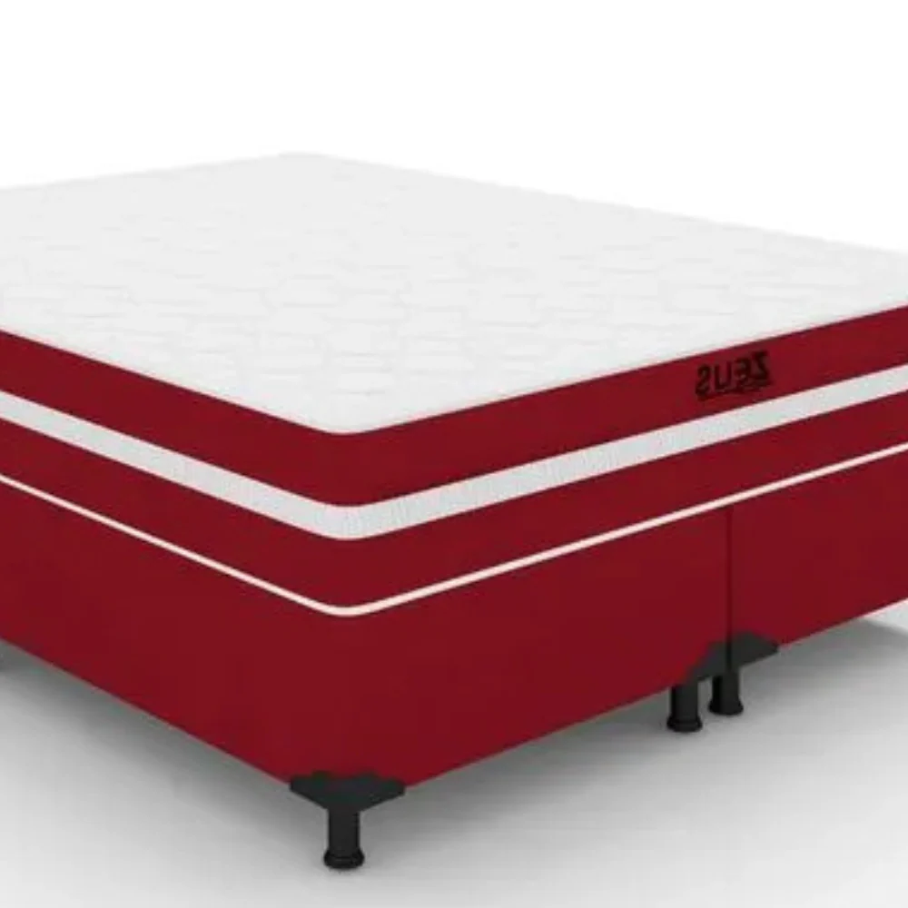 Cama Box Queen Zeus (Colchão + Base) 158x198 Molas Ensacadas Bacetto - Image 3