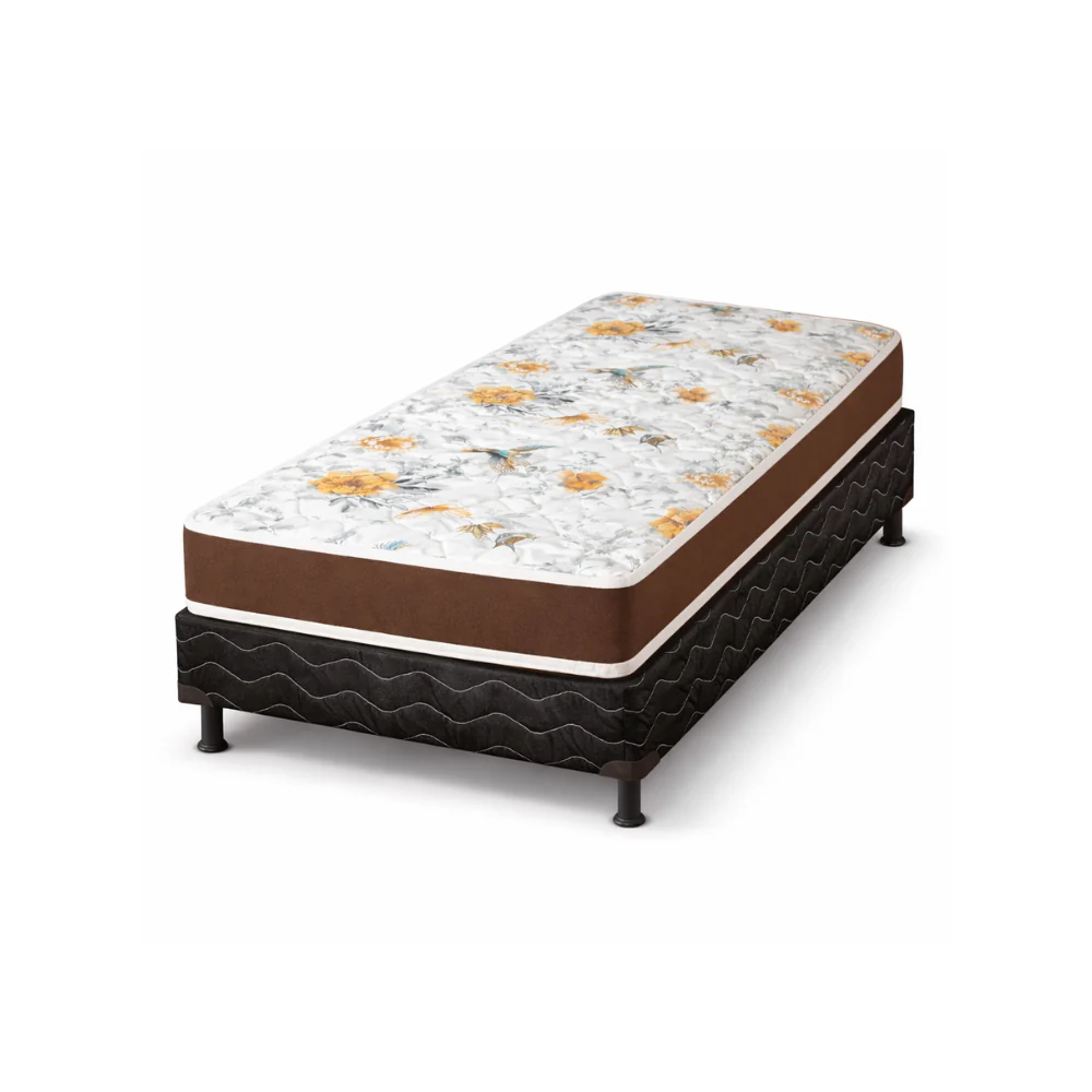 Cama Box Solteiro Colchão e Base 88x188 D45 EPS Bacetto - Image 2