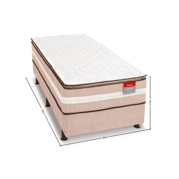 Cama Box Solteiro Conjugada Avance 88X188 Reconflex - Image 3