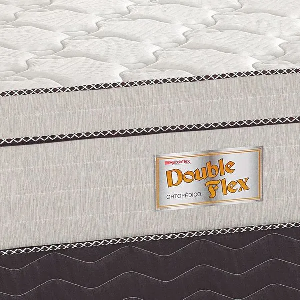 Cama Box Solteiro Conjugada New Double Flex 88x188 Reconflex - Image 3