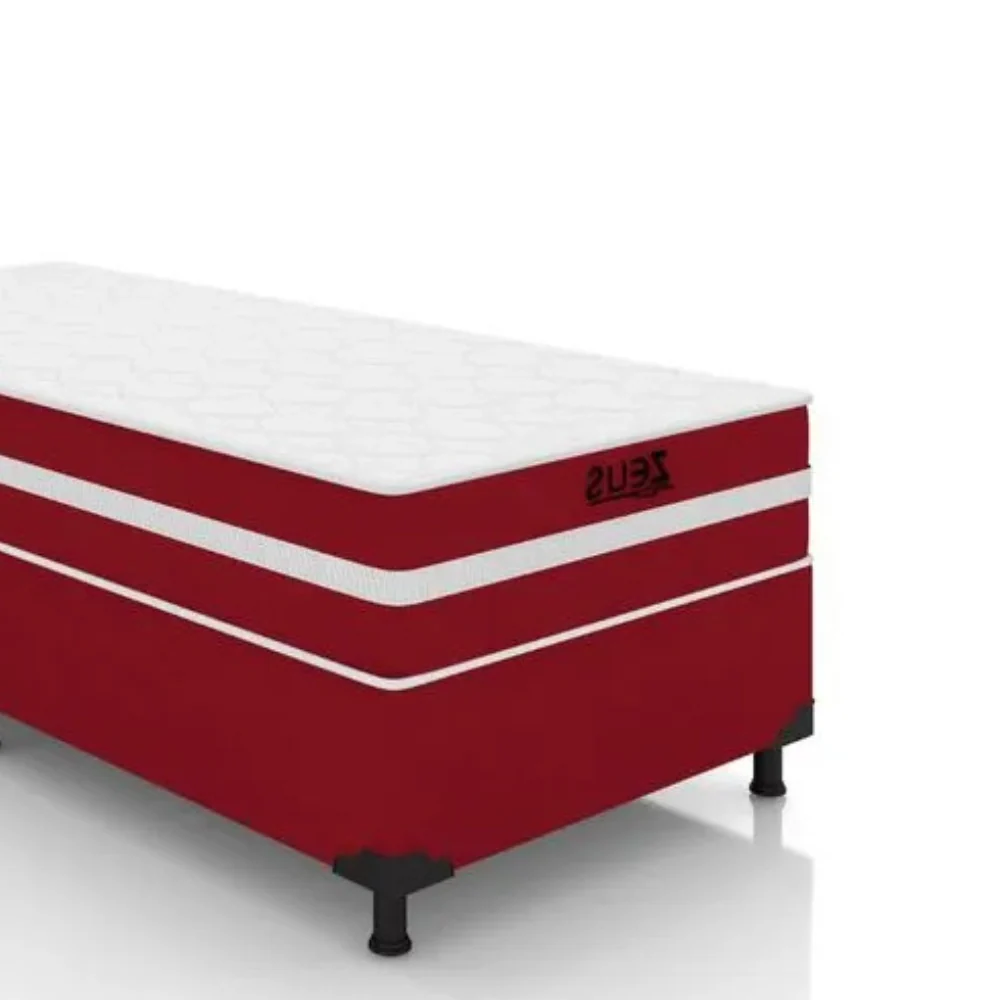 Cama Box Solteiro Zeus (Colchão + Base) 88x188 Molas Ensacadas Bacetto - Image 3