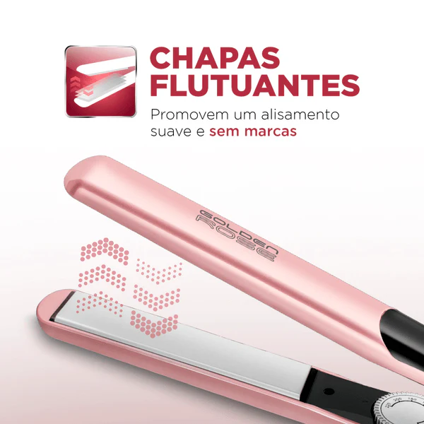 Chapinha de Cabelo P-20 Golden Rose 220°C Mondial - Image 4