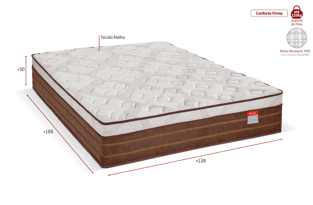 Colchão Casal Intense 138x188x30 Reconflex - Image 5