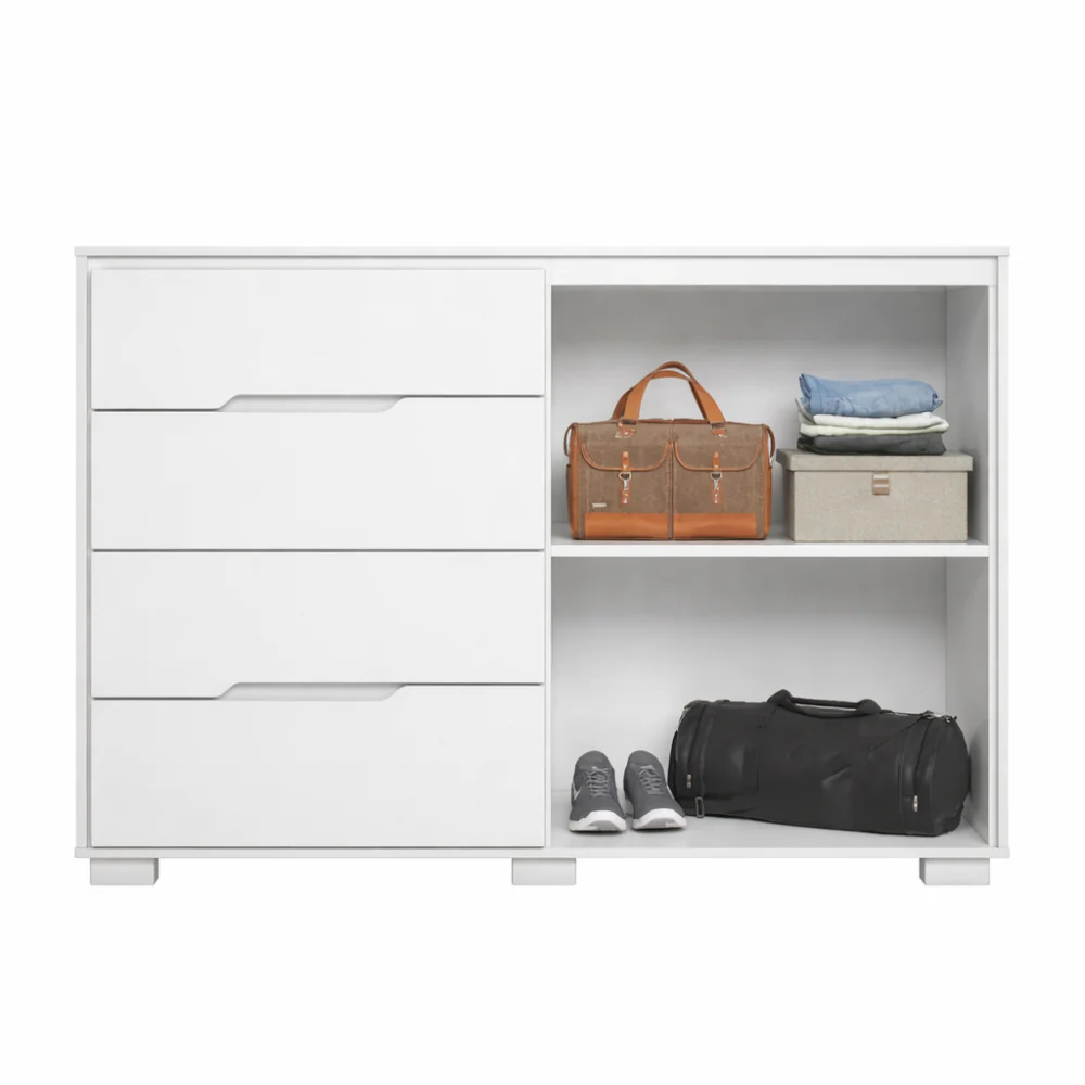 Cômoda Com Sapateira 4 Gavetas 2 Portas Texas Moval - Image 9