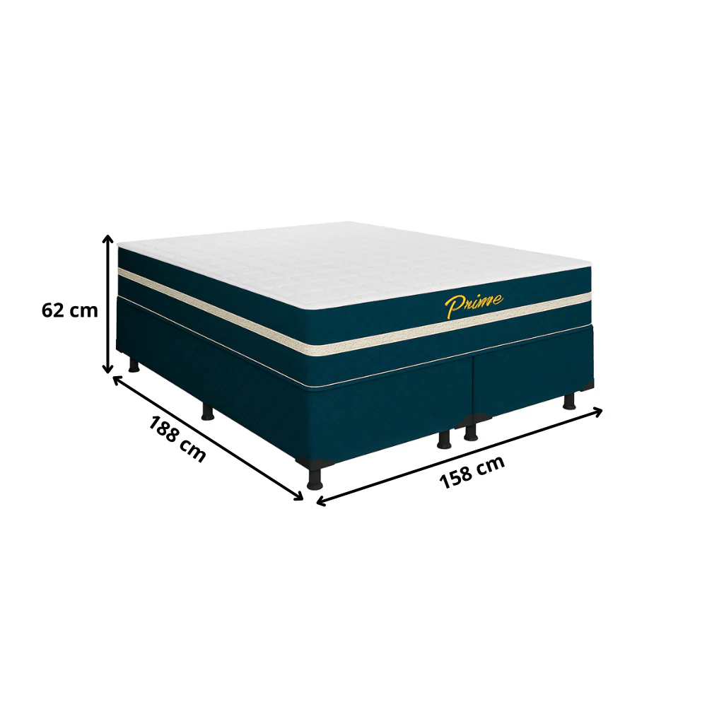 Cama Box Queen Prime (Colchão + Base) 158x198x60 Bacetto - Image 8