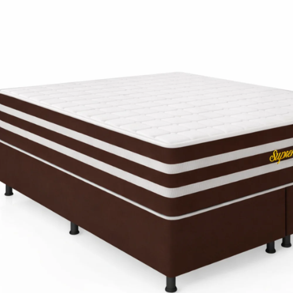 Cama Box Queen (Colchão + Base) 158x198 Supremo Bacetto - Image 3