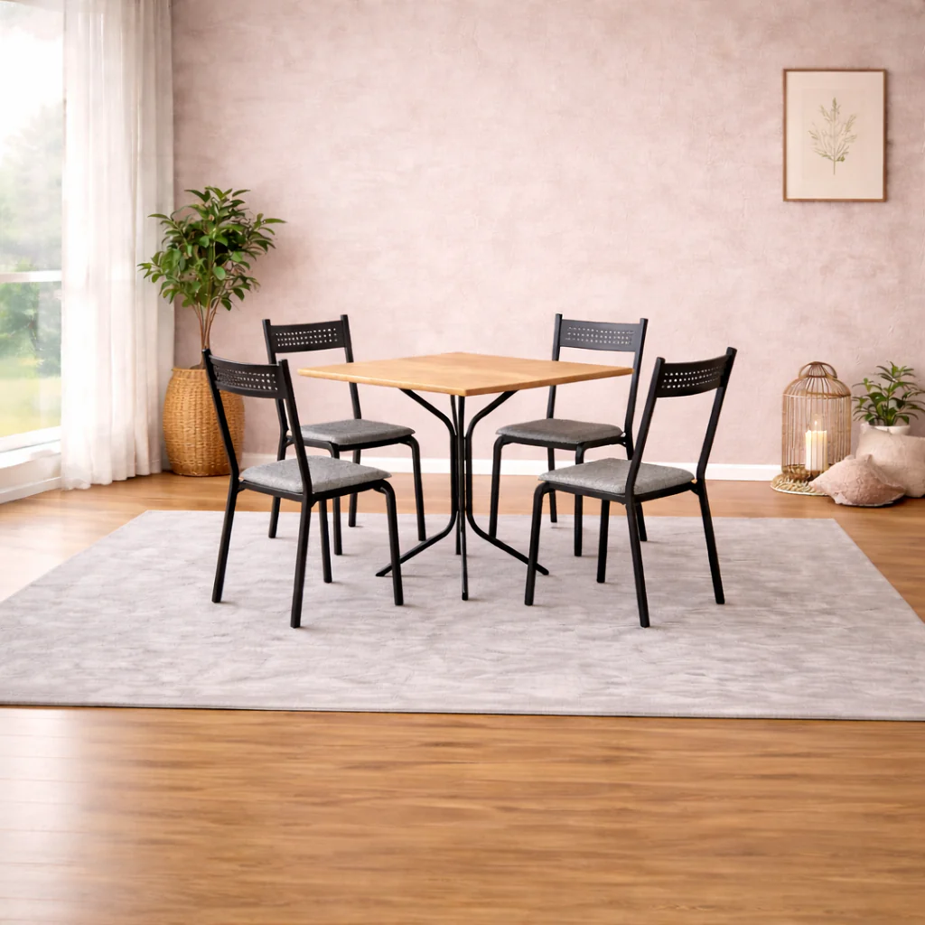 Conjunto De Mesa Com 4 Cadeiras Ciplafe - Image 6