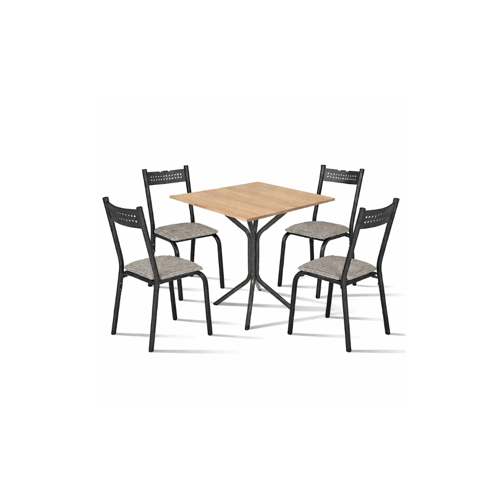 Conjunto De Mesa Com 4 Cadeiras Ciplafe - Image 7