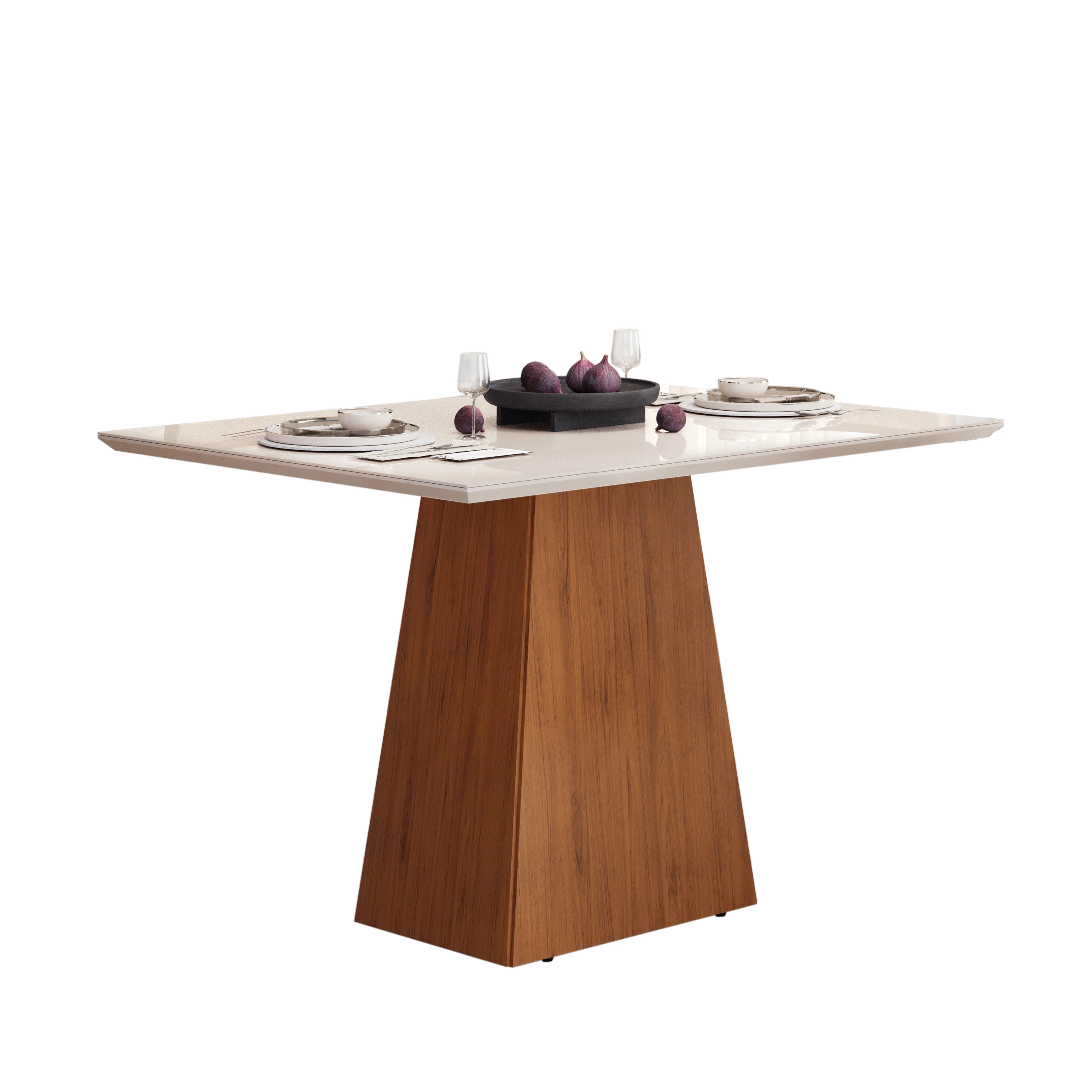 Conjunto de Mesa de Jantar Dulce 120x90 com 4 Cadeiras Zoe Dj Móveis - Image 7