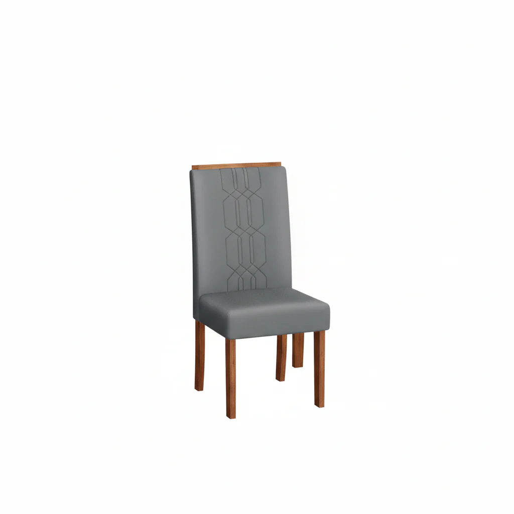Conjunto de Mesa de Jantar Dulce 120x90 com 4 Cadeiras Zoe Dj Móveis - Image 8