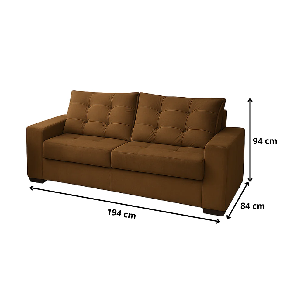 Conjunto de Sofá 2x3 Lugares Torun Masterflex - Image 3