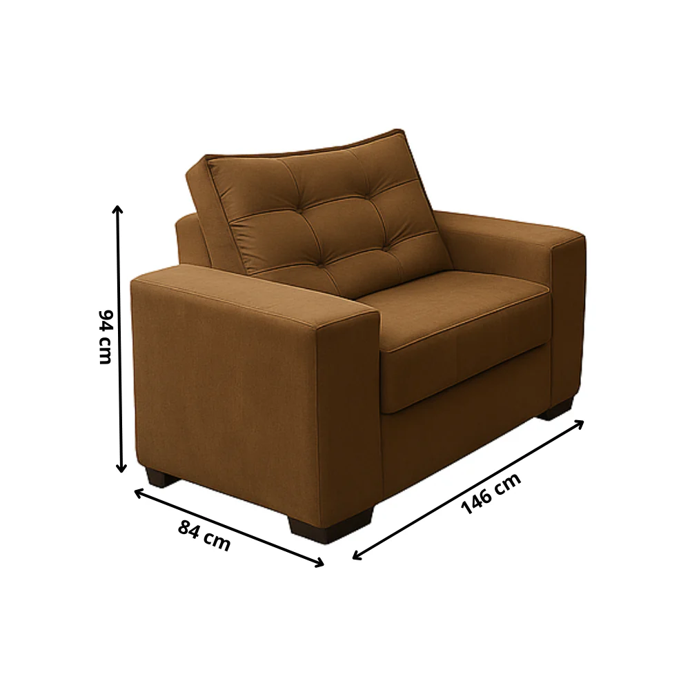 Conjunto de Sofá 2x3 Lugares Torun Masterflex - Image 4