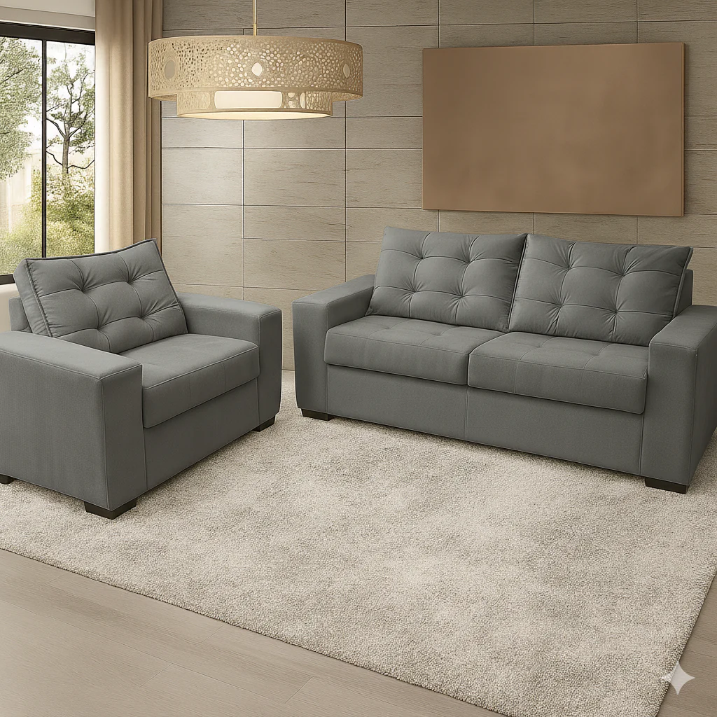 Conjunto de Sofá 2x3 Lugares Torun Masterflex - Image 5