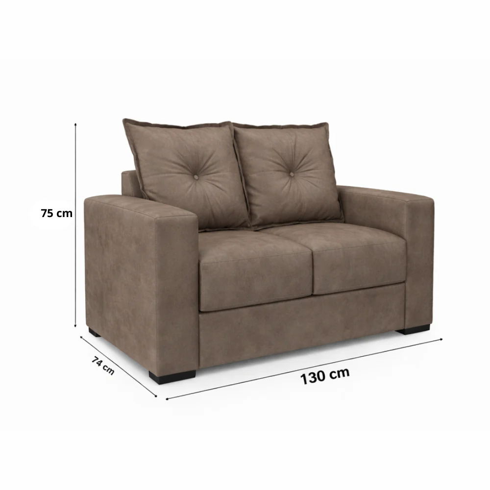 Conjunto de Sofá 3x2 Lugares Santa Catarina Bacetto - Image 14