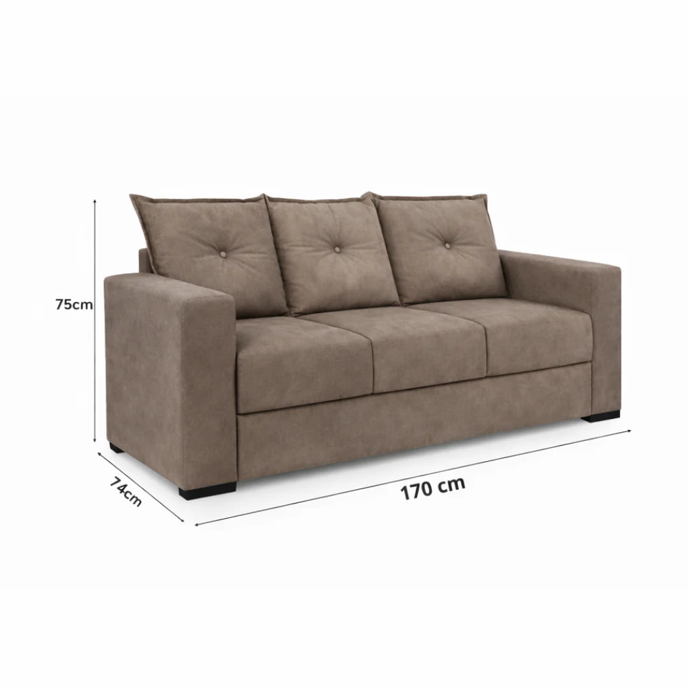 Conjunto de Sofá 3x2 Lugares Santa Catarina Bacetto - Image 15
