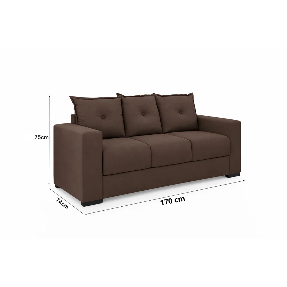 Conjunto de Sofá 3x2 Lugares Santa Catarina Bacetto - Image 20