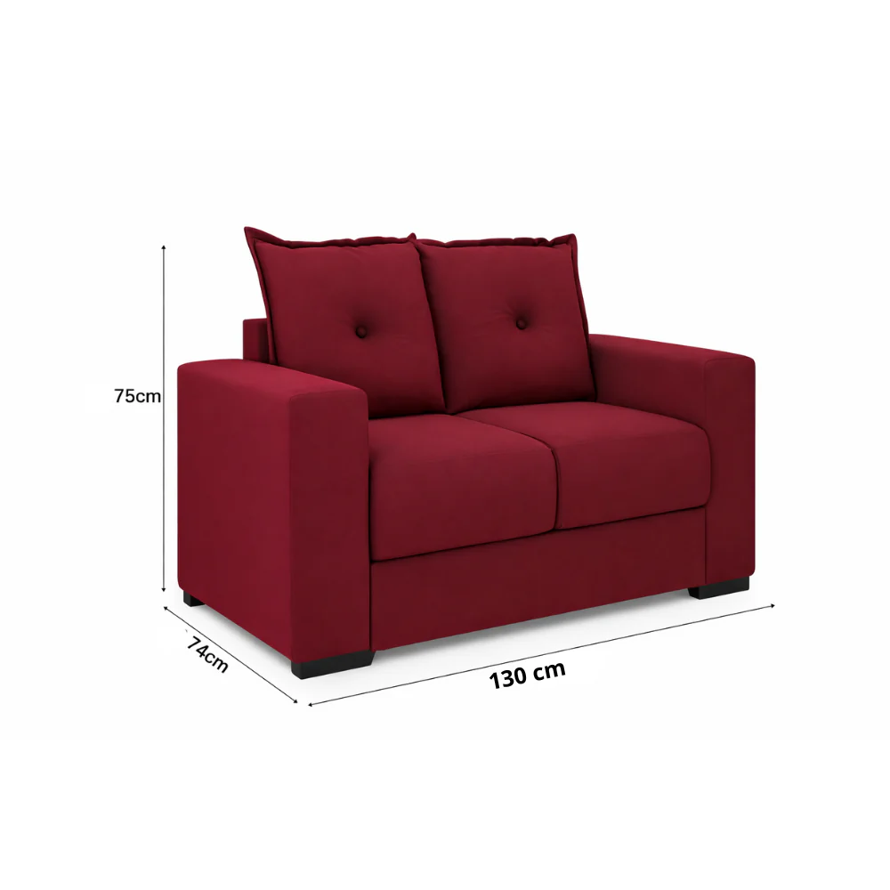 Conjunto de Sofá 3x2 Lugares Santa Catarina Bacetto - Image 9