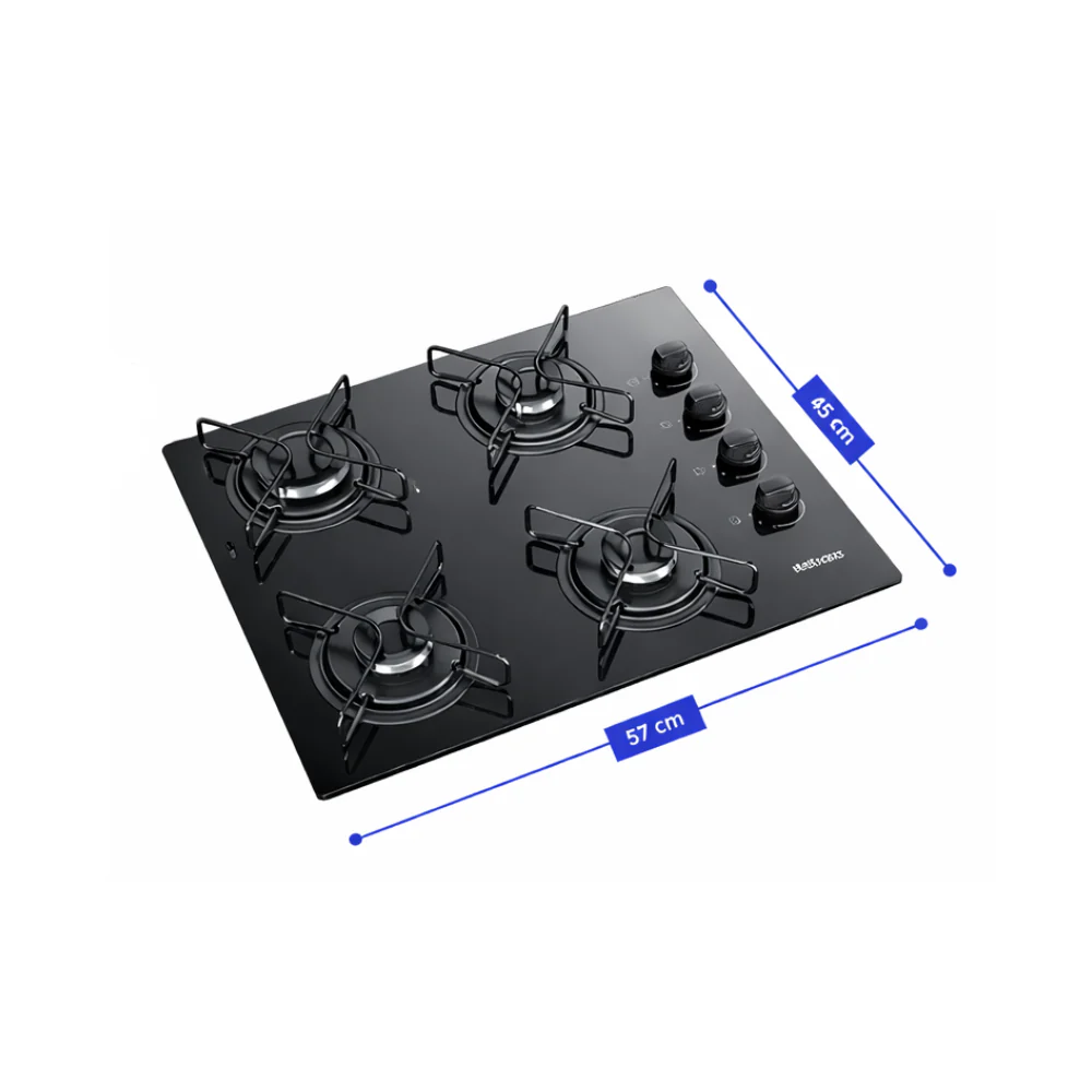 Cooktop A Gás 4 Bocas Essencial Itatiaia - Image 6
