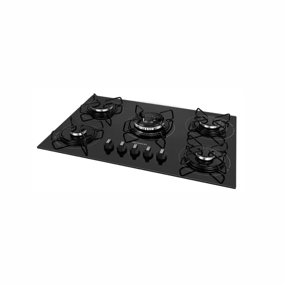 Cooktop a Gás 5 Bocas Tripla Chama Mondial CTG-03