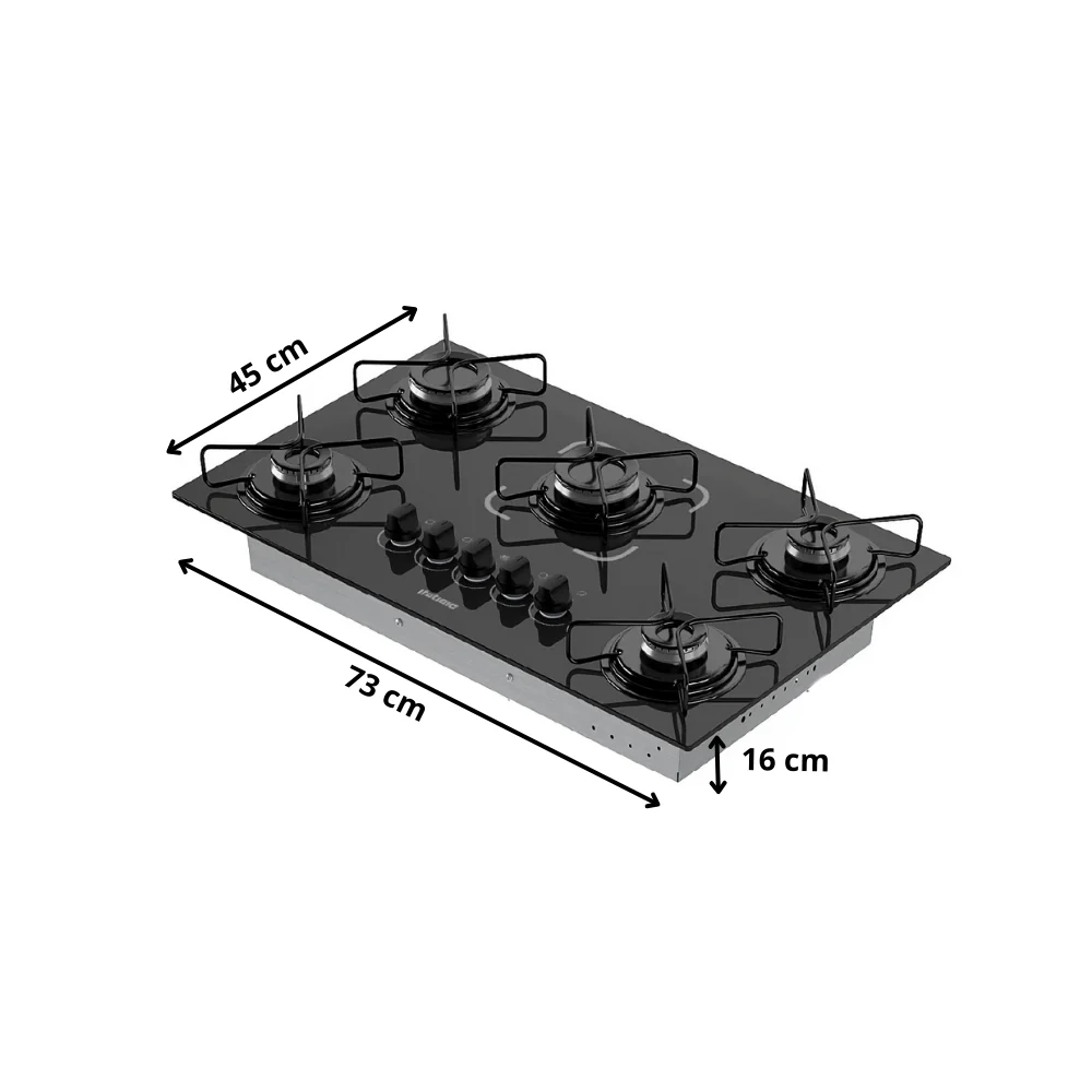 Cooktop Essencial 5 Bocas Itatiaia - Image 4