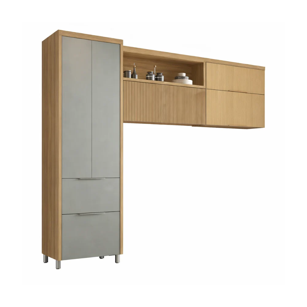 Cozinha 3 Peças 5 Portas 22cm Marquesa Nesher - Image 2