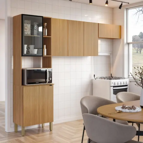 Cozinha Compacta 3 Peças 6 Potas MDF Vert Plus Kit's Paraná - Image 4