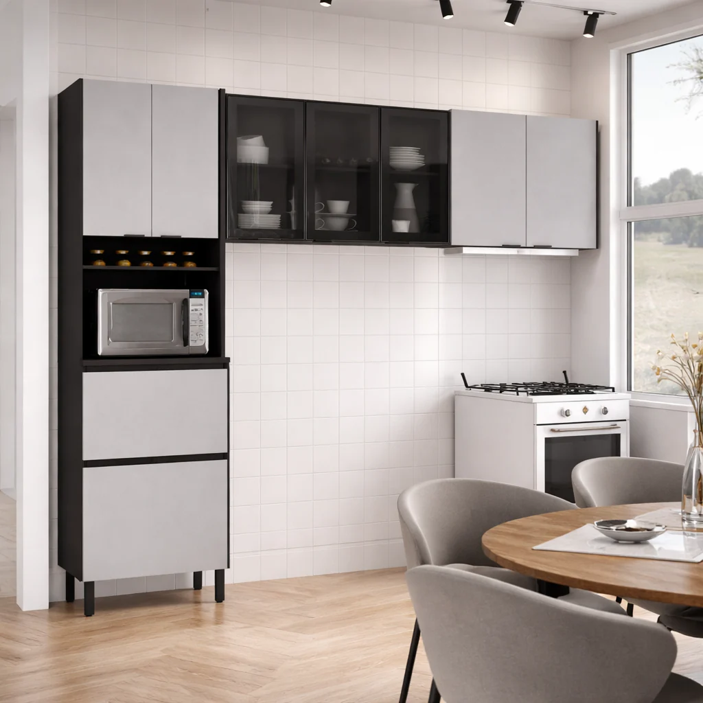 Cozinha Modulada 3 Peças 7 Portas Lumina Itatiaia - Image 7
