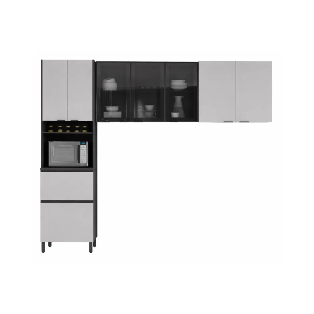 Cozinha Modulada 3 Peças 7 Portas Lumina Itatiaia - Image 8