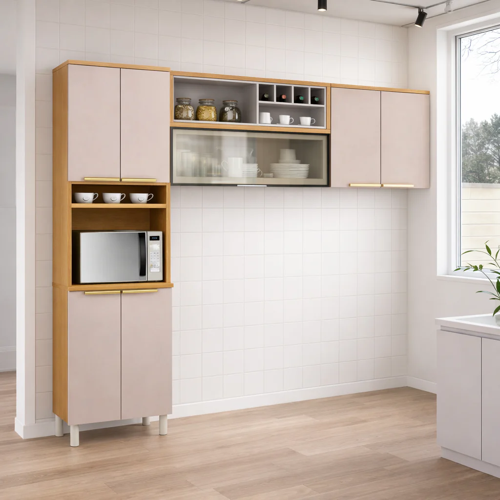 Cozinha Modulada 3 Peças 7 Portas New Porto Itatiaia - Image 7