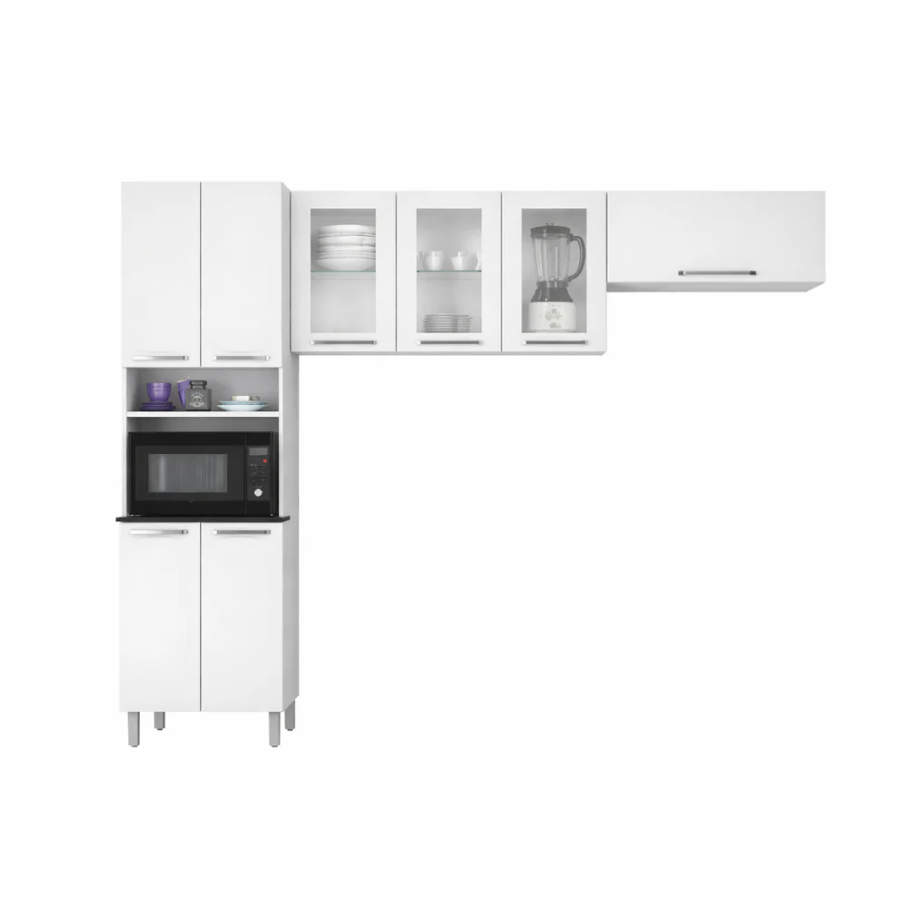Cozinha Modulada 3 Peças 8 Portas Luce Itatiaia - Image 2