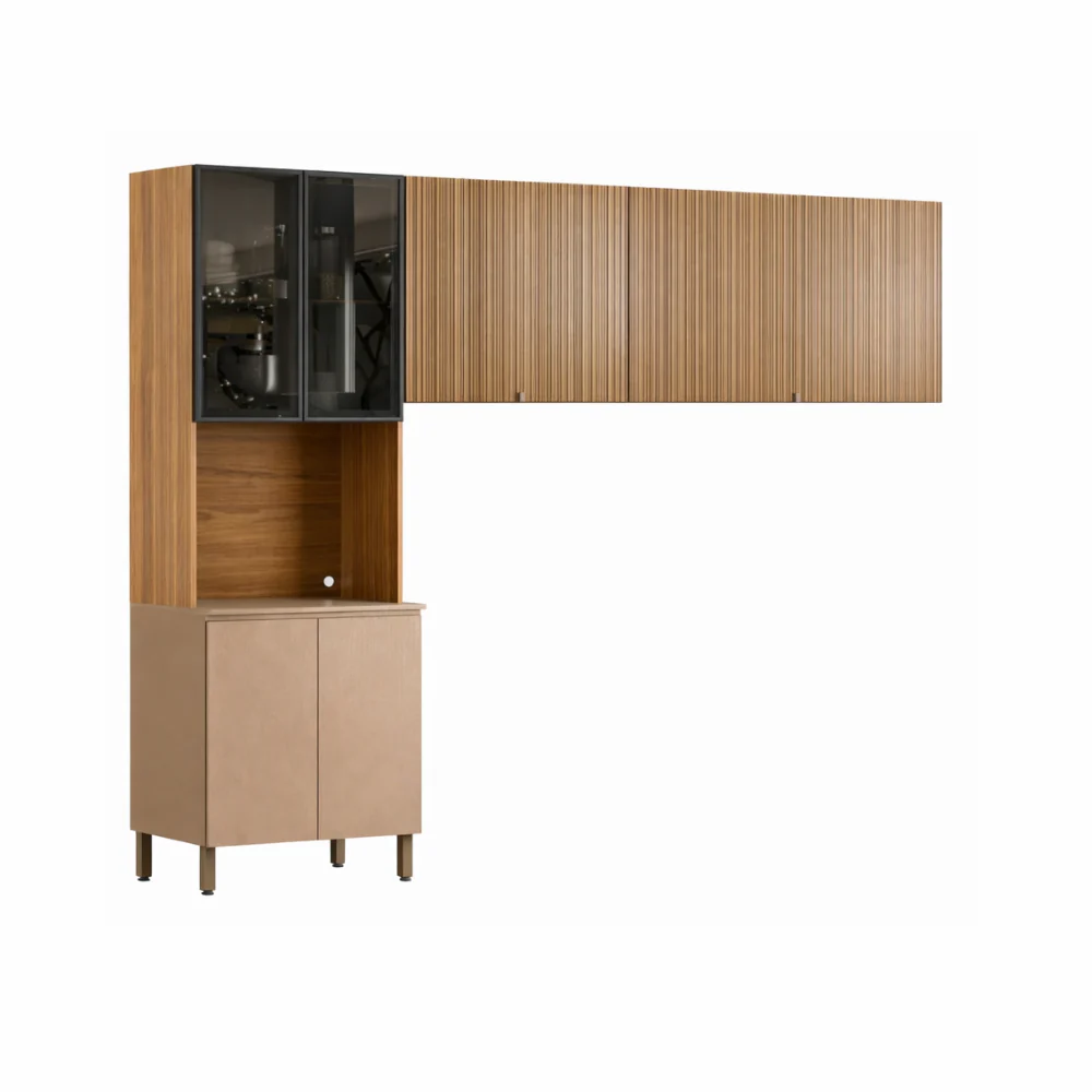 Cozinha Modulada Art 3 Peças 6 Portas Kits Paraná - Image 8
