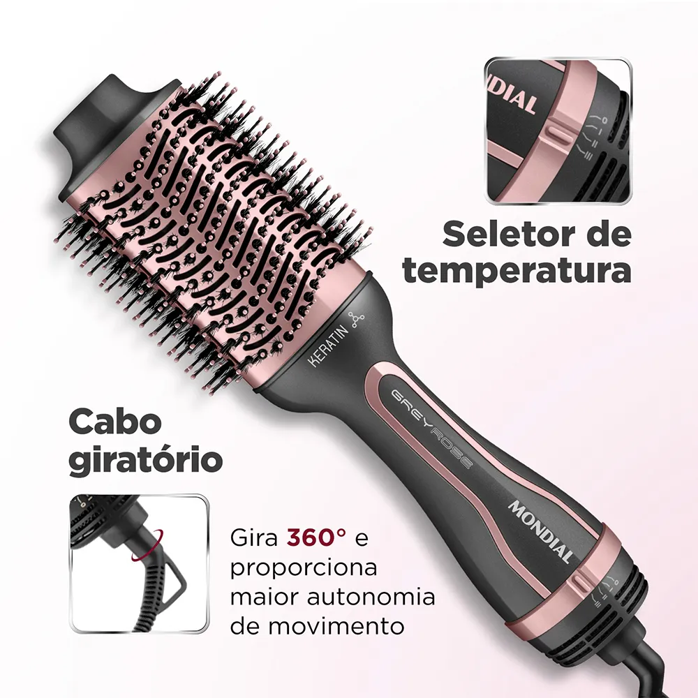 Escova Secadora Mondial Keratin - ES-11-BI - Image 5